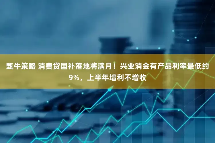 甄牛策略 消费贷国补落地将满月!兴业消金有产品利率最低约9%,上半年增利不增收